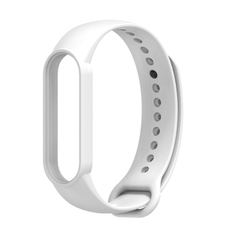 

Силиконовый ремешок Mijobs для Xiaomi Mi Band 5 / Mi Band 5 NFC (белый)