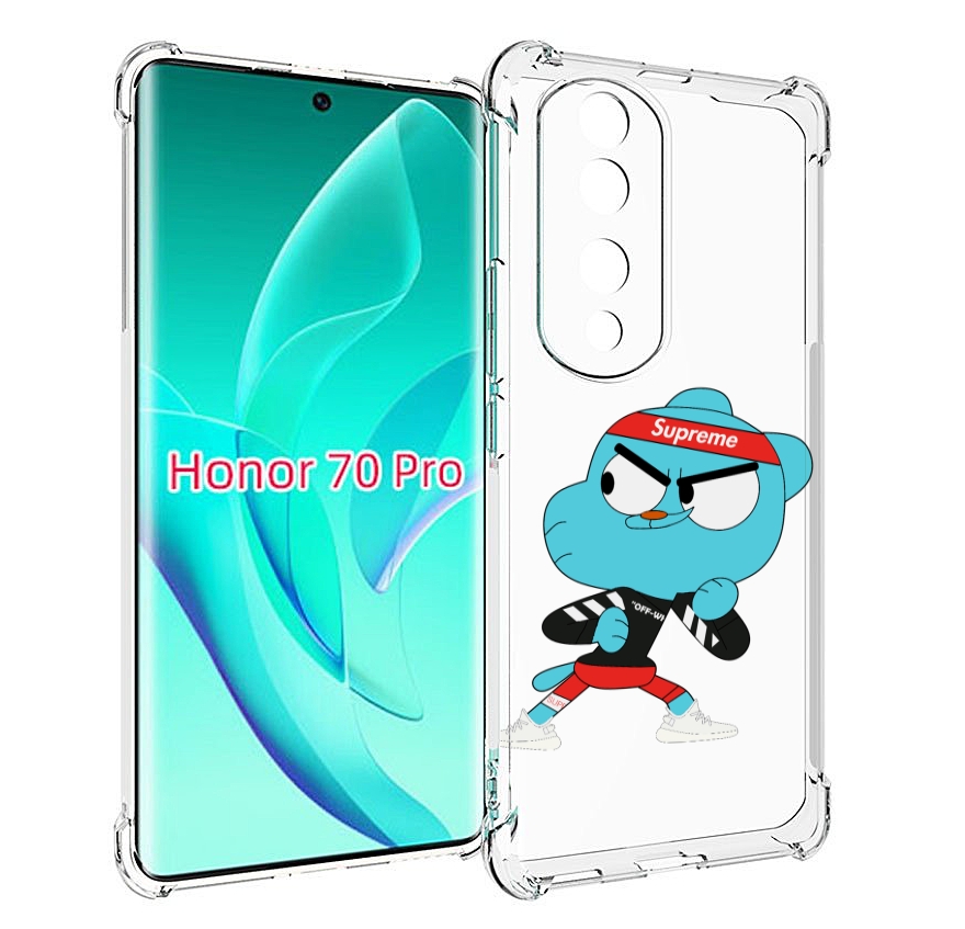 

Чехол MyPads Модный-Гамбол для Honor 70 Pro / 70 Pro Plus, Прозрачный, Tocco