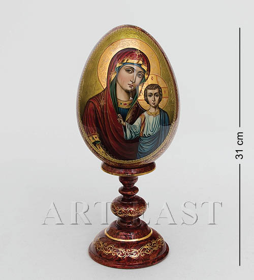 

ИКО-15 Яйцо-икона Казанской Божьей Матери Рябова Г. 113-701289