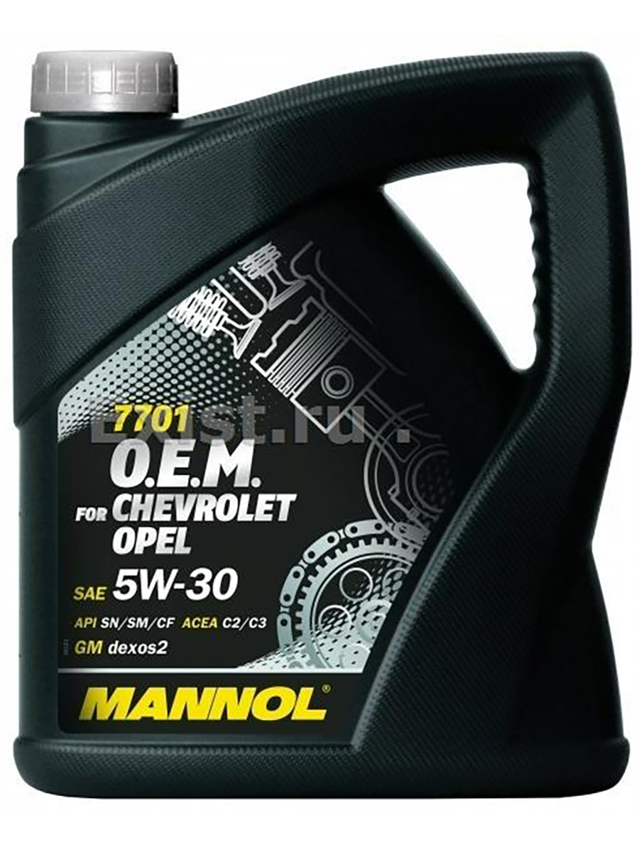 фото Mannol 1077 масло мотор. o.e.m. for chevrolet opel 5w-30 4 л.