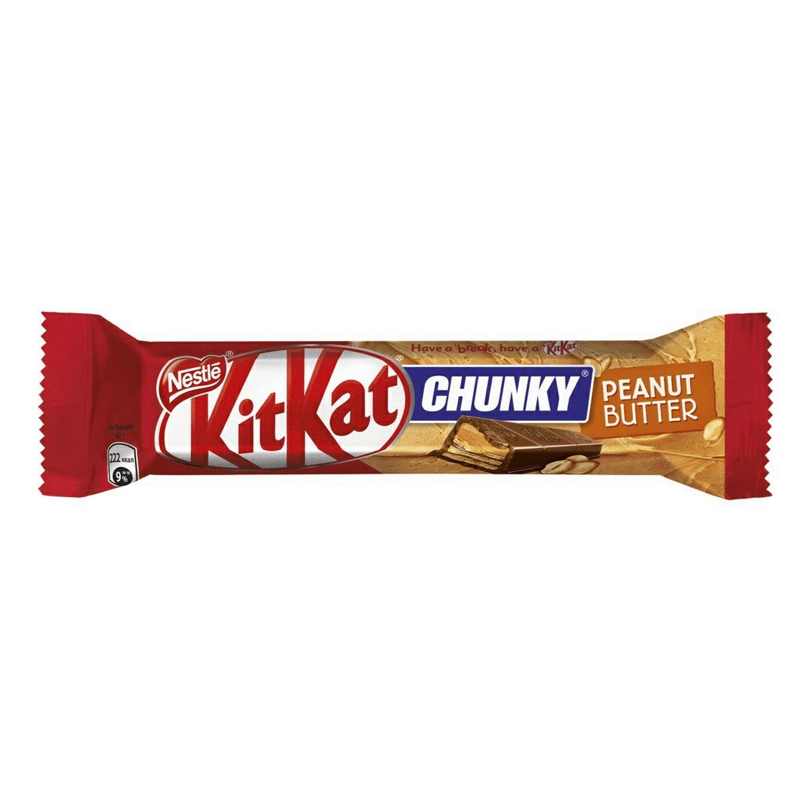 Батончик KitKat Chunky Peanut Butter с арахисовой пастой, 42 г