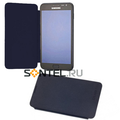 Чехол-сумочка для Samsung Galaxy Note (кожа, черный) EFC-1E1LBECSTD