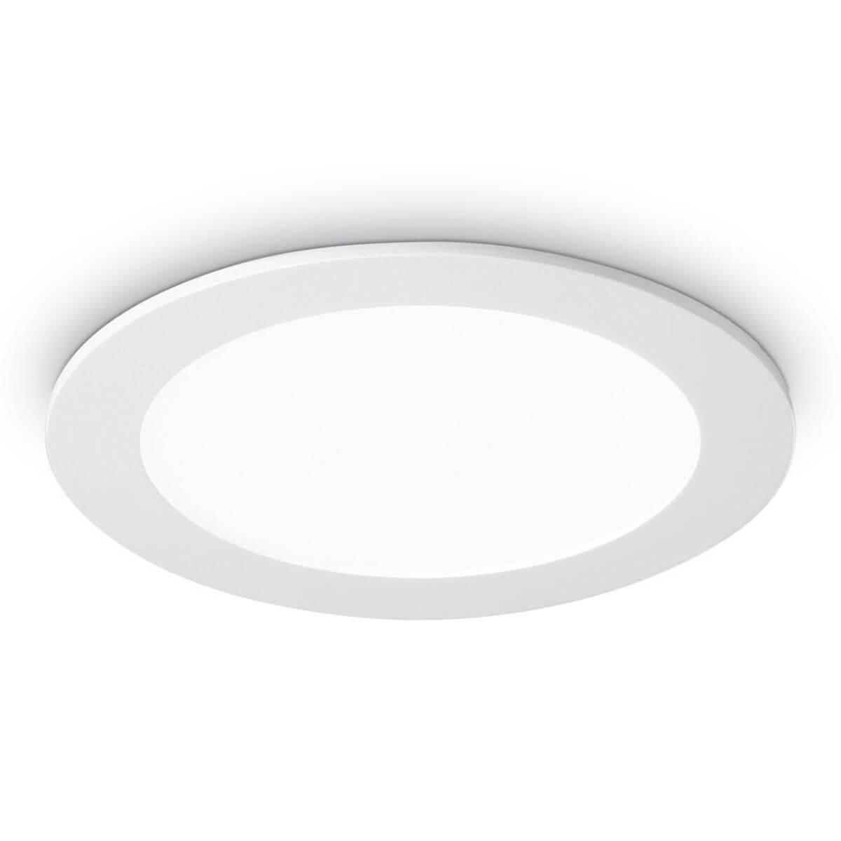 фото Встраиваемый светодиодный светильник ideal lux groove 30w round 4000k 147680