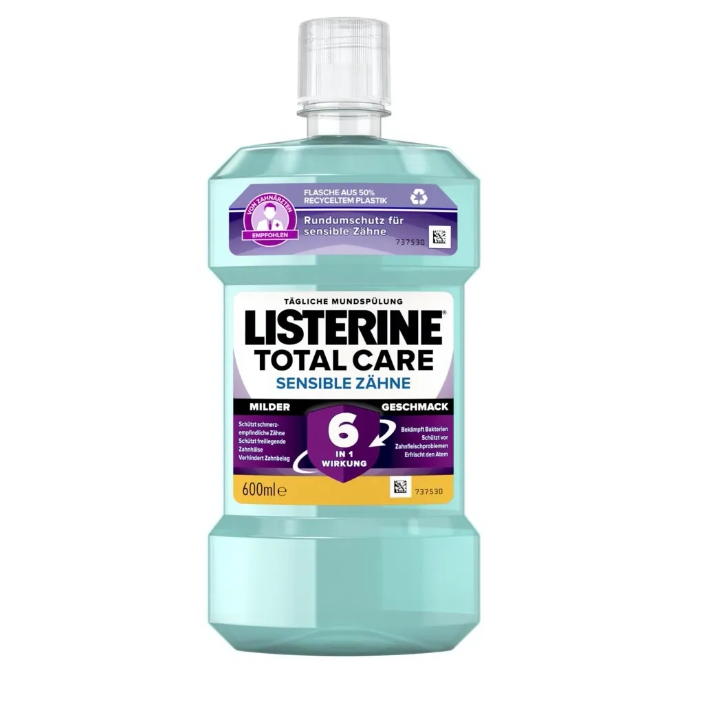 Ополаскиватель для полости рта зубов и десен Listerine Total Care Sensitive 600 мл