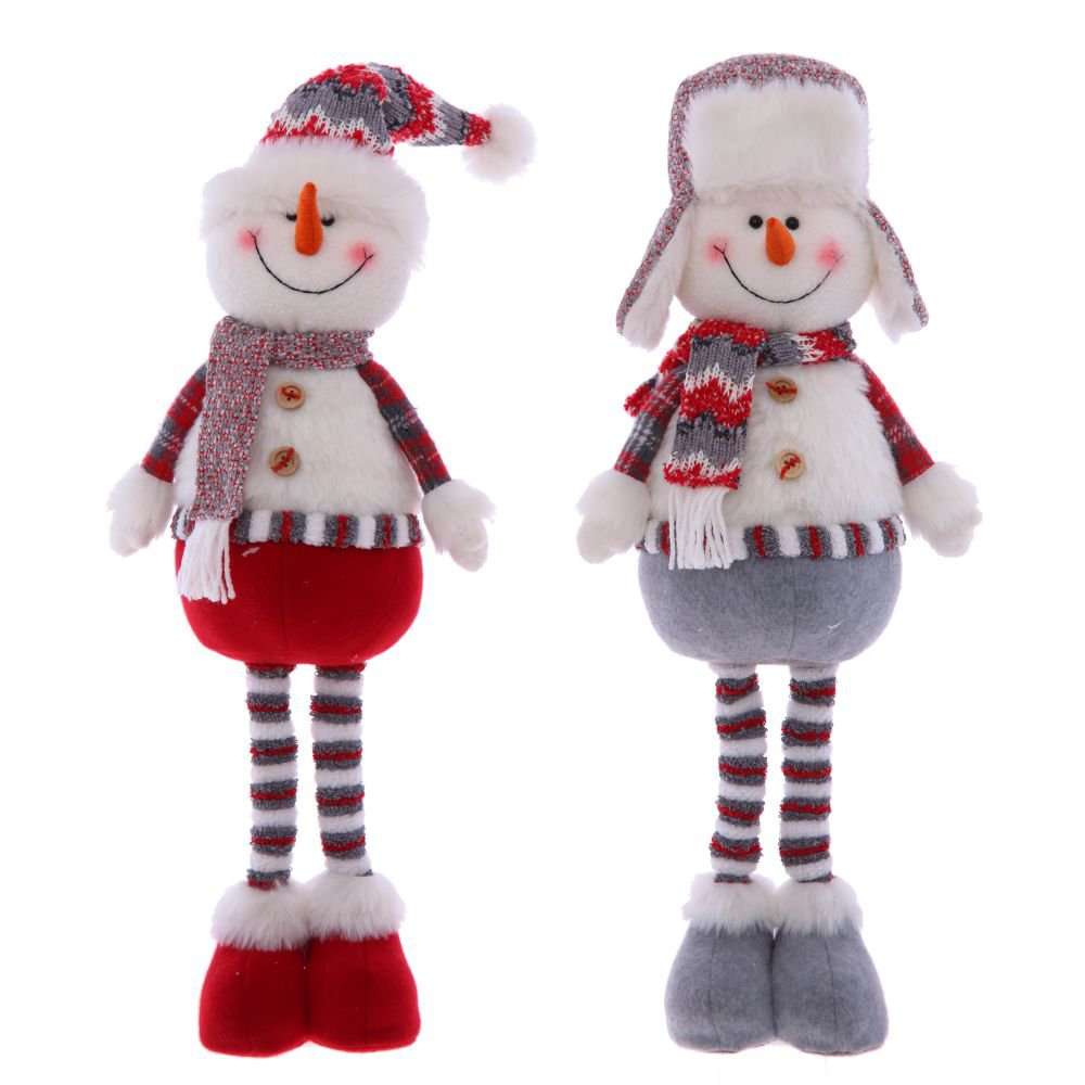 

Новогодняя фигурка Remeco collection набивная Снеговик KSM-752027 1 шт., Белый, набивная Снеговик