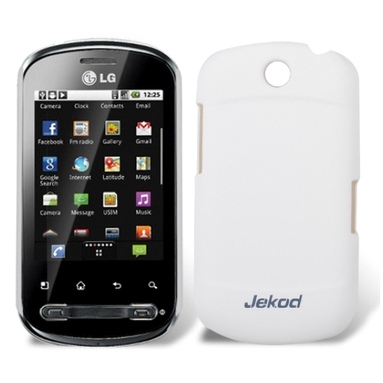 

Накладка Jekod для LG P350 Optimus Me белая, Белый