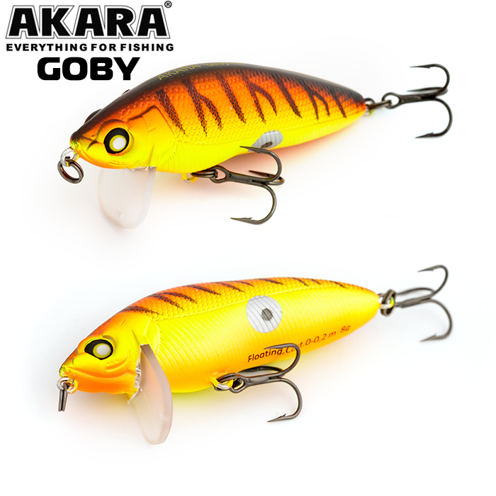 

Воблер Akara Goby 65F 8 гр 2/7 oz 2,6 in A119, Разноцветный, Goby