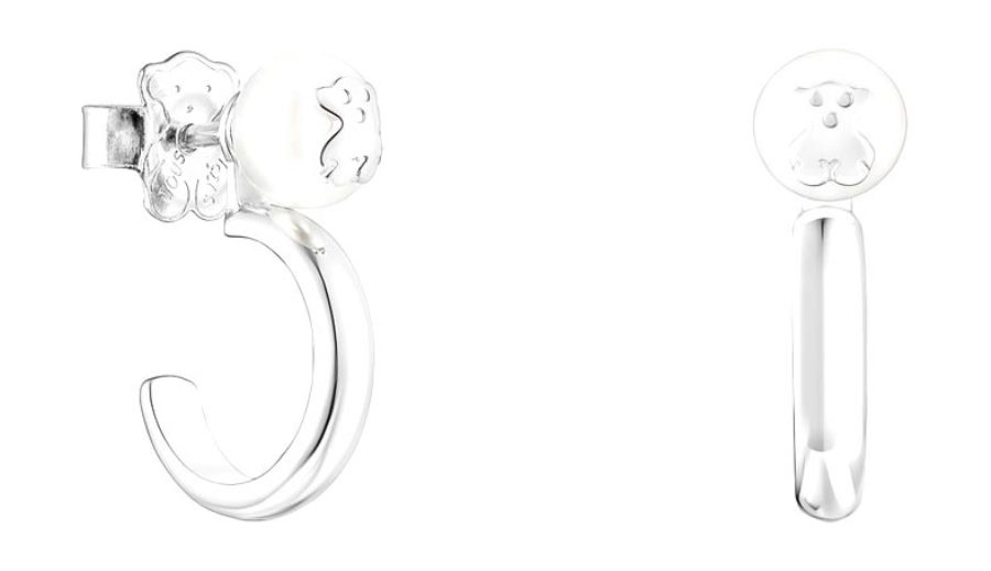 

Серьги из серебра с жемчугом Tous 012573500., 012573500.