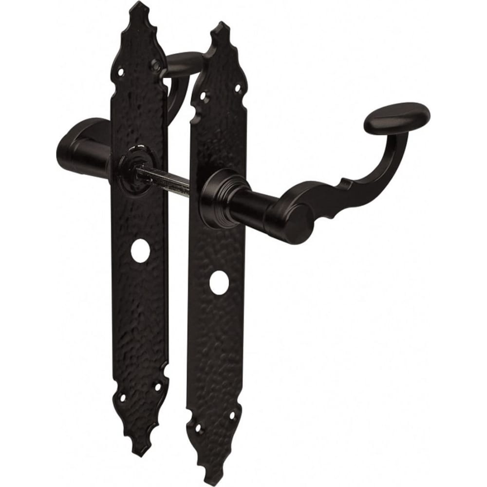 Amig Ручка под фиксатор 70 мм на планке, черная 100PW70