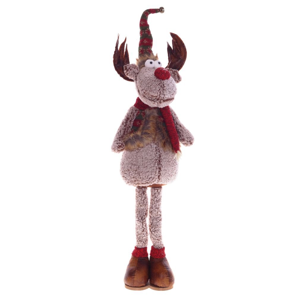 

Новогодняя фигурка Remeco collection Лось KSM-742640 28x20x93 см, Бежевый, Лось
