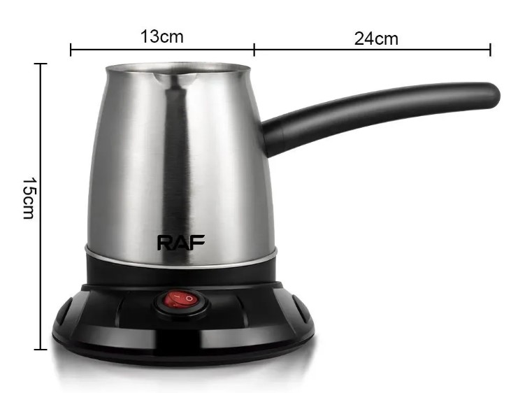 

Электрическая турка Raf R150 серебристый, R150