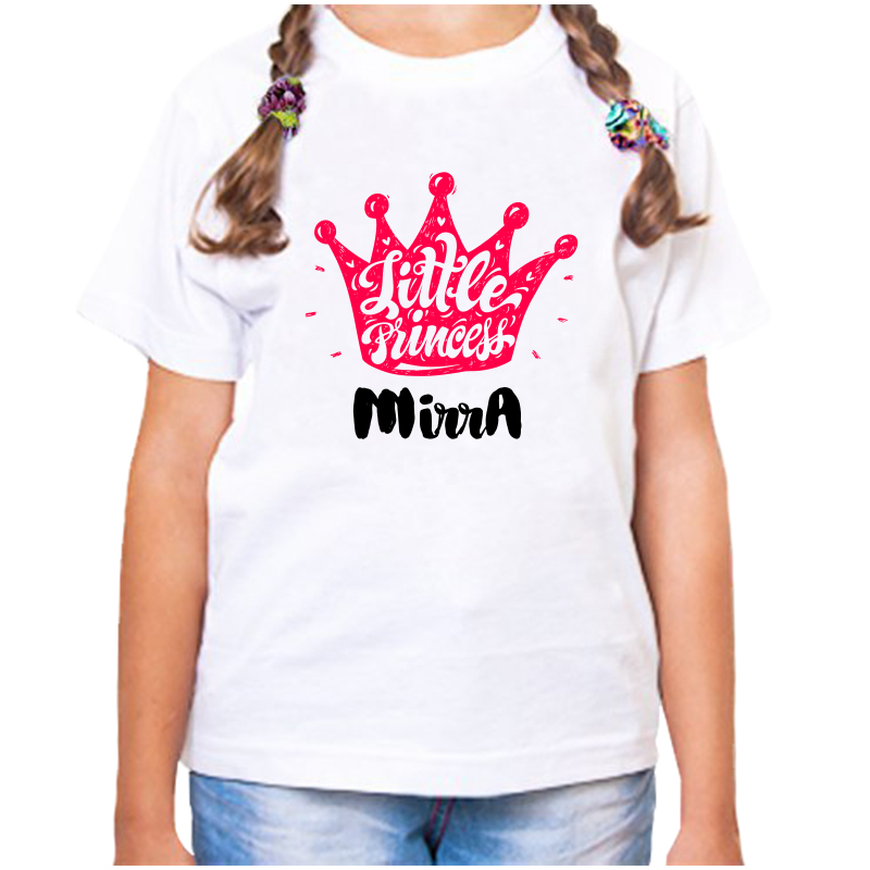 

Футболка девочке белая 24 р-р little princess мирра, Белый, fdd_little_princess_Mirra