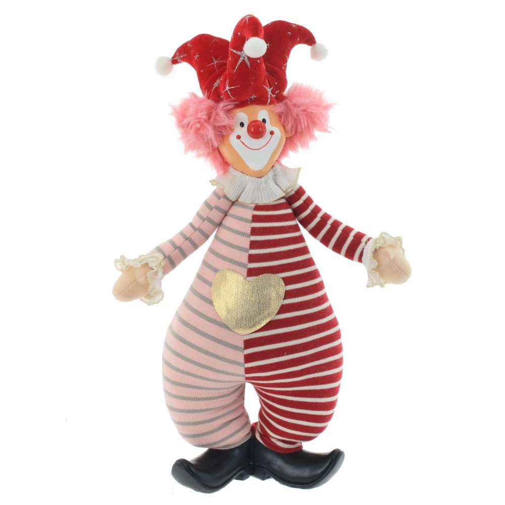 

Новогодняя фигурка Remeco collection набивная Клоун KSM-761896 1 шт., набивная Клоун