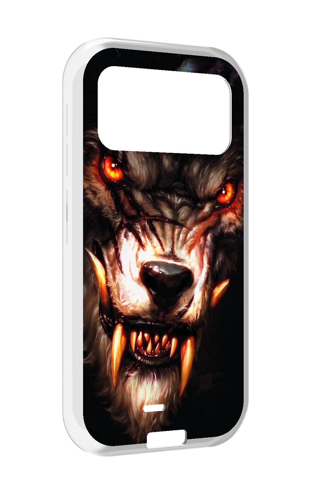 

Чехол MyPads злой голодный волк мужской для Oukitel F150 H2022, Прозрачный, Tocco
