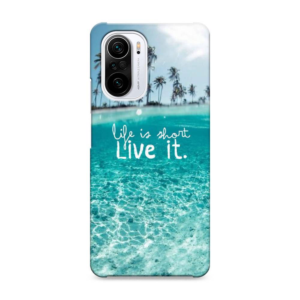 

Пластиковый чехол "Live it" на Xiaomi Poco F3, 310120-5