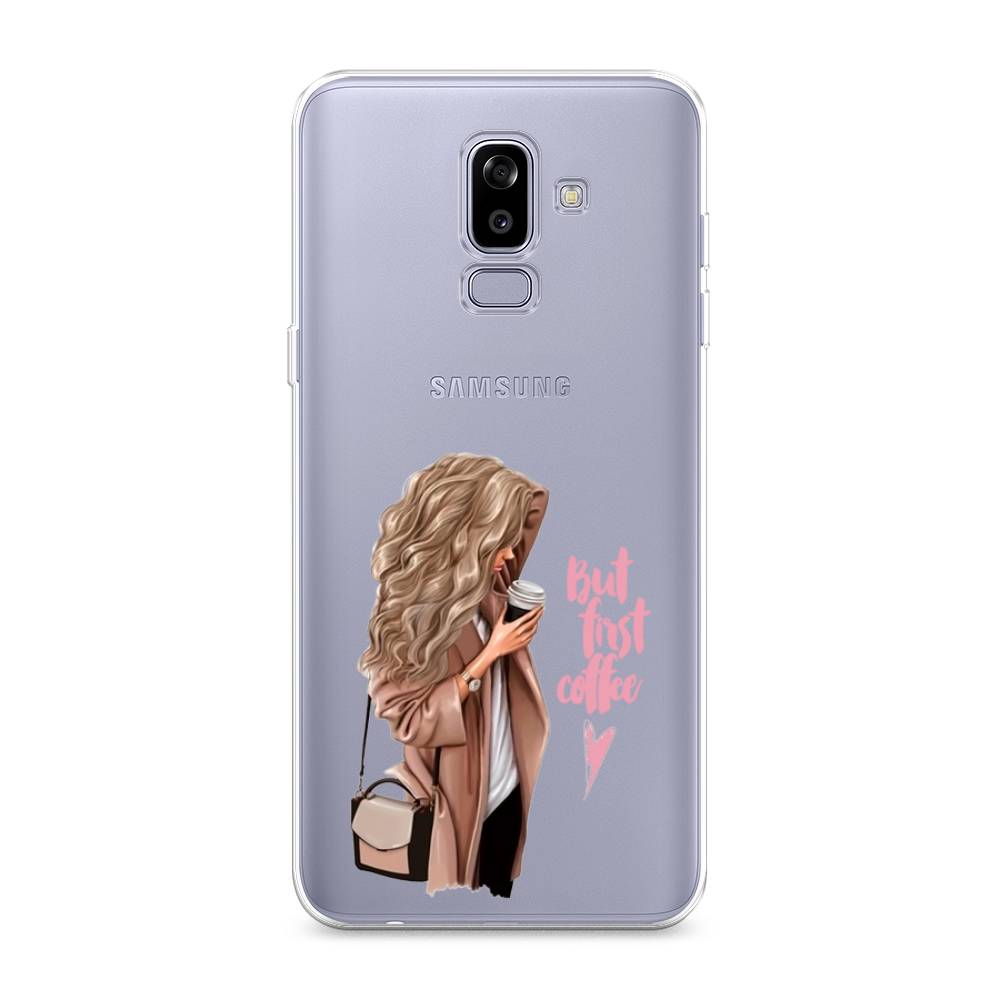 

Чехол Awog "Девушка с кофе" для Samsung Galaxy J8