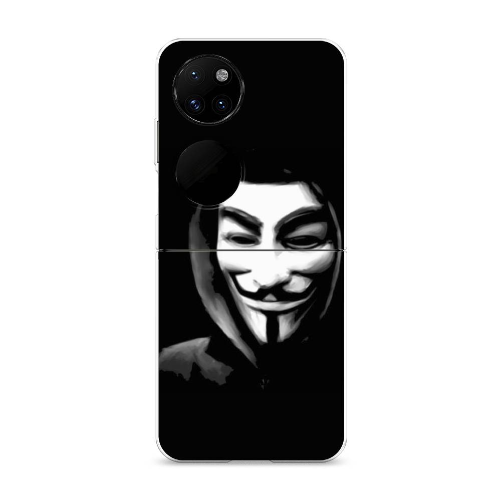 фото Чехол awog "анонимус" для huawei p50 pocket