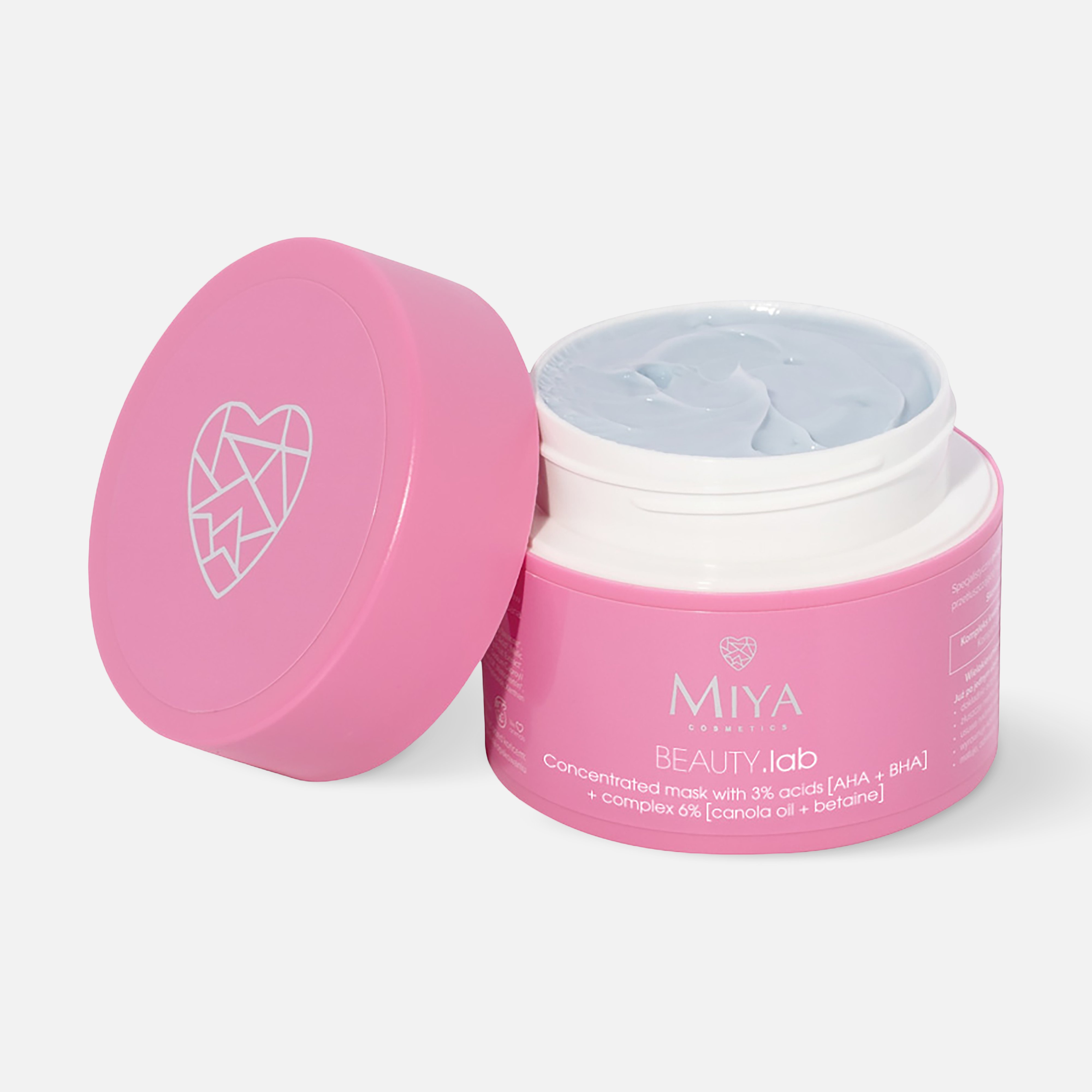 Маска для лица MIYA COSMETICS Beauty.Lab Concentrated Acid 3% + Complex 6%, 50 г inspira cosmetics caviar complex ревитализирующий комплекс с экстрактом чёрной икры 7 х 2 мл