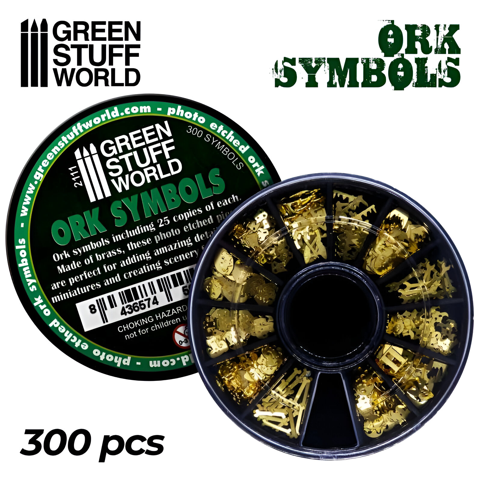 

Латунные миниатюрные декали Green Stuff World Ork Runes and Symbols, Runes and Symbols