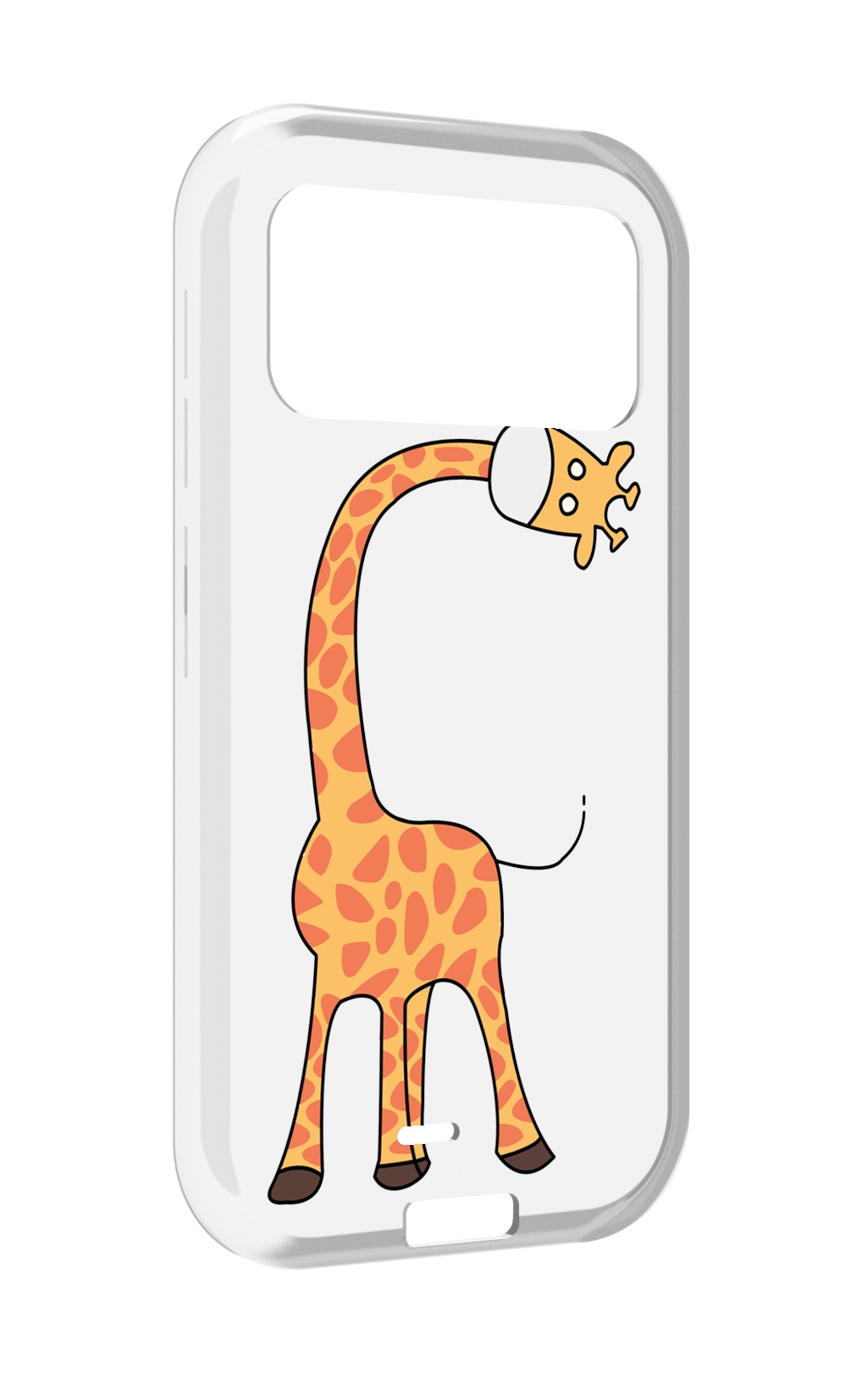 

Чехол MyPads жирафик детский для Oukitel F150 H2022, Прозрачный, Tocco