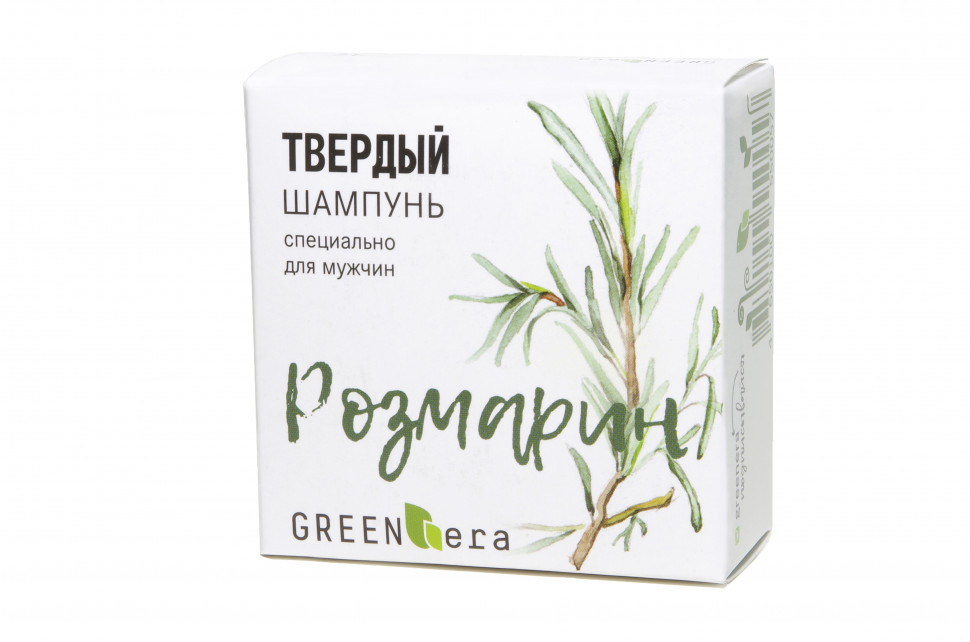 

Твердый шампунь Green Era Розмарин, специально для мужчин, 55 г