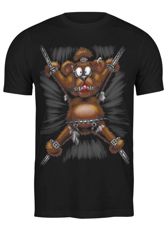 

Футболка мужская Printio Bear bondage черная M, Черный, Bear bondage
