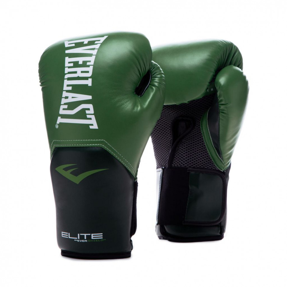 фото Перчатки тренировочные everlast elite prostyle 8oz зеленые