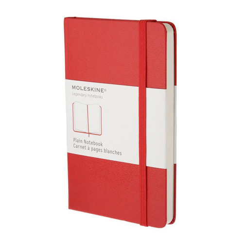 

Блокнот Moleskine CLASSIC, 240стр, без разлиновки, твердая обложка, красный [qp062r]