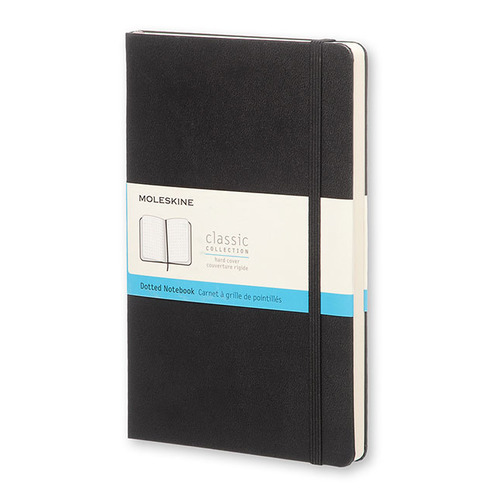 

Блокнот Moleskine CLASSIC 192стр пунктир твердая обложка черный [mm713]