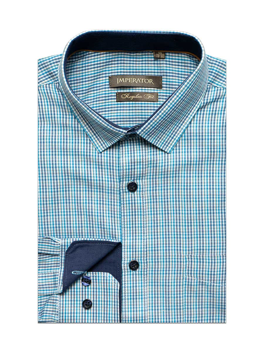 

Рубашка мужская Imperator Smart 5-sl голубая 42/178-186, Голубой, Smart 5-sl