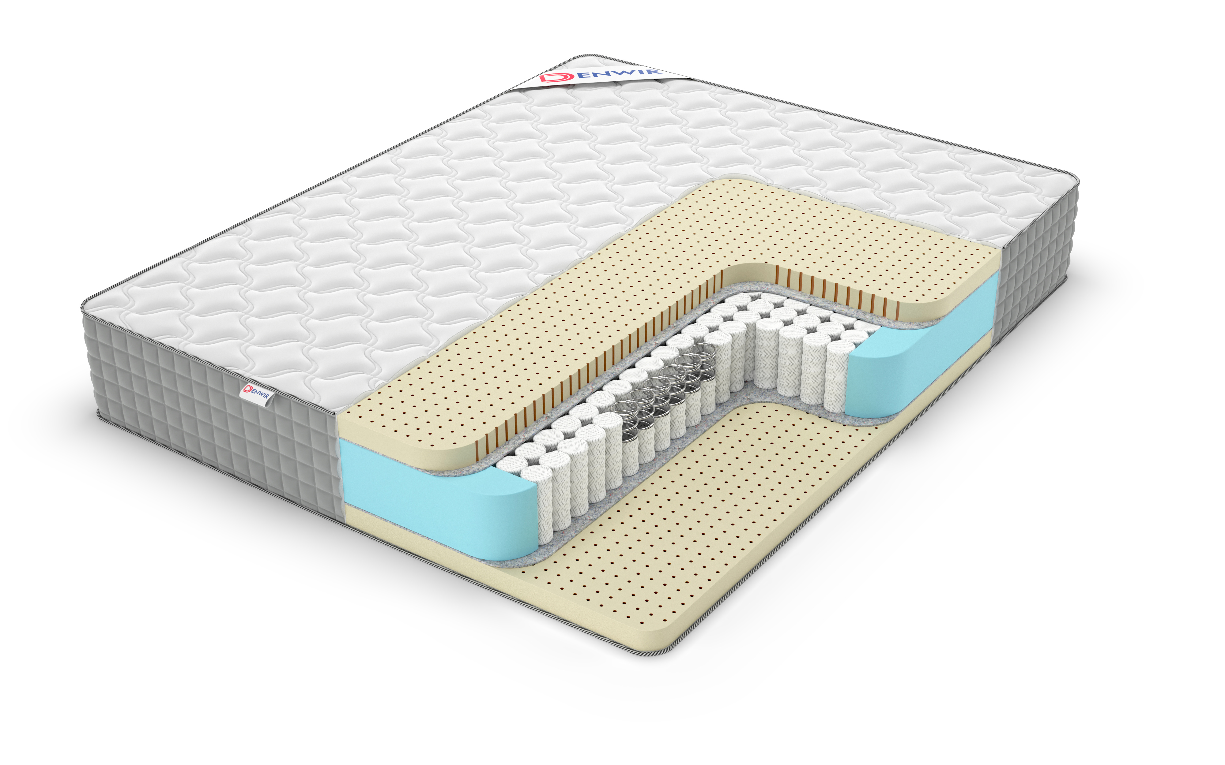 

Матрас пружинный DENWIR EXTRA SOFT TFK/chstmat_ESTFK_75x165, Белый, EXTRA SOFT TFK