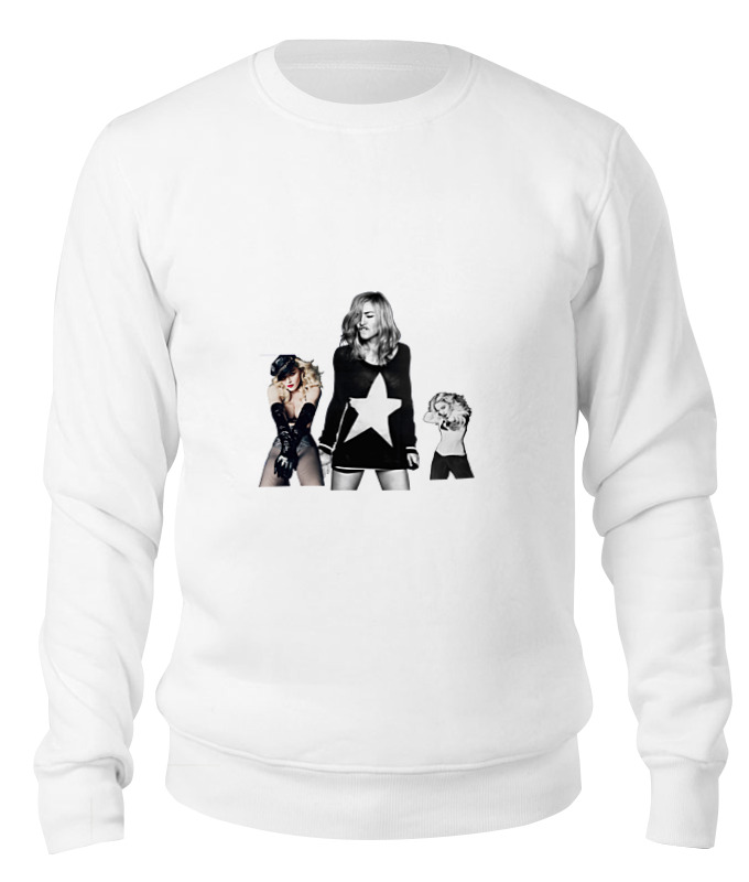 

Свитшот унисекс Printio Madonna белый S, Madonna