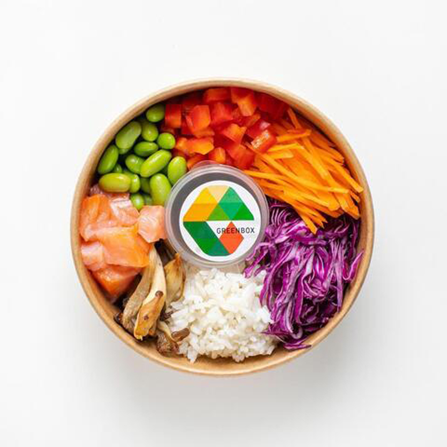 

Поке Greenbox с лососем, 270 г