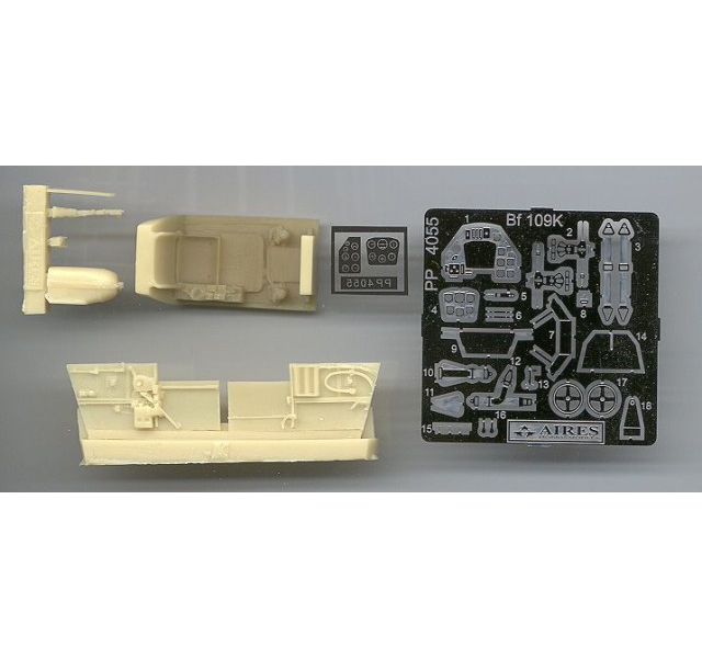 

Набор дополнений Aires 1/48 Bf 109K cockpit set 4055