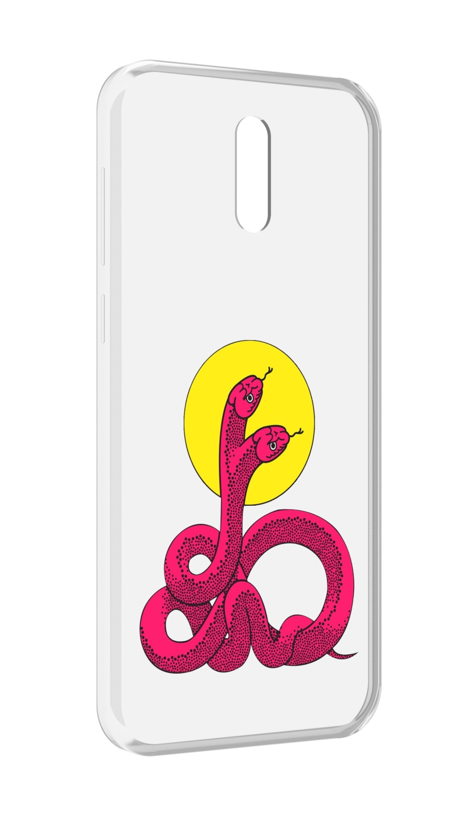 

Чехол MyPads двухголовая-змея для Alcatel 3L (2019), Прозрачный, Tocco