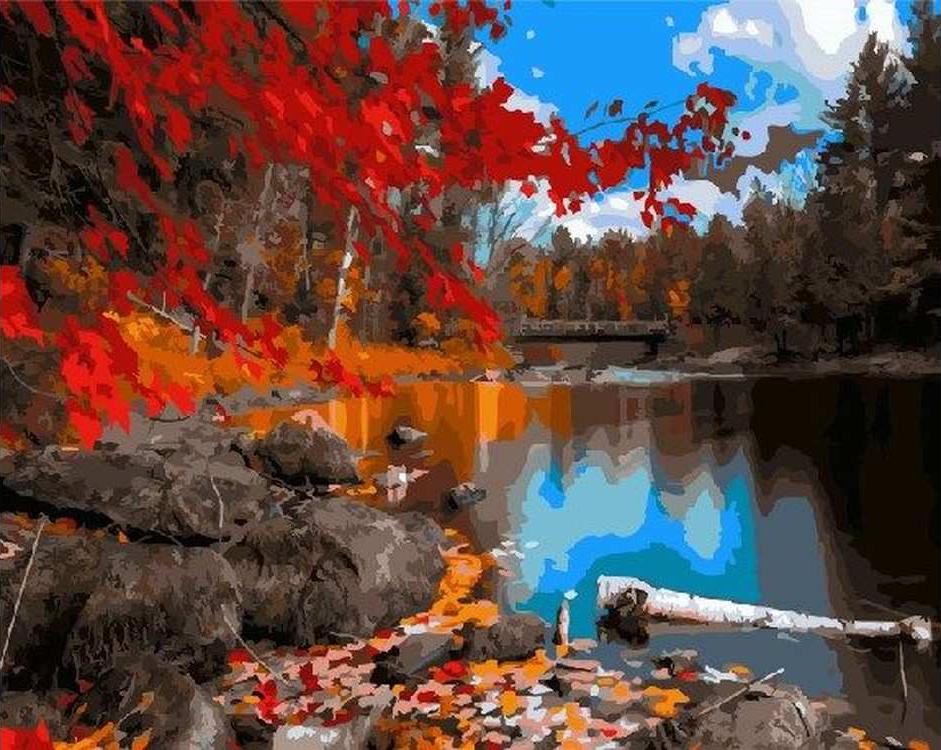 

Картина по номерам Paintboy Плотина, 40x50 см, Плотина