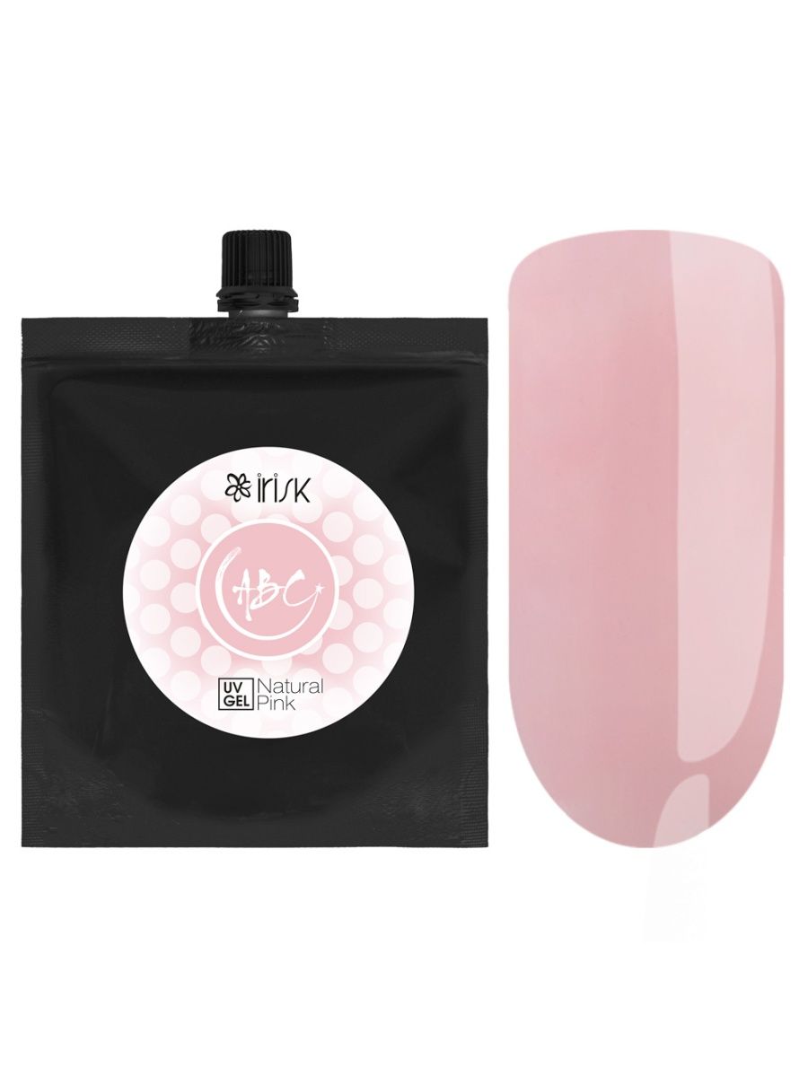 

Гель IRISK ABC в дой-паке с дозатором 12 Natural Pink 180 мл, IR-4680379235614