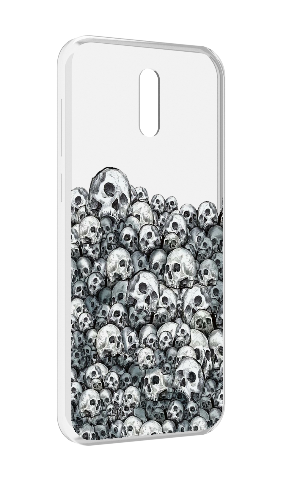

Чехол MyPads гора из черепов для Alcatel 3L (2019), Прозрачный, Tocco