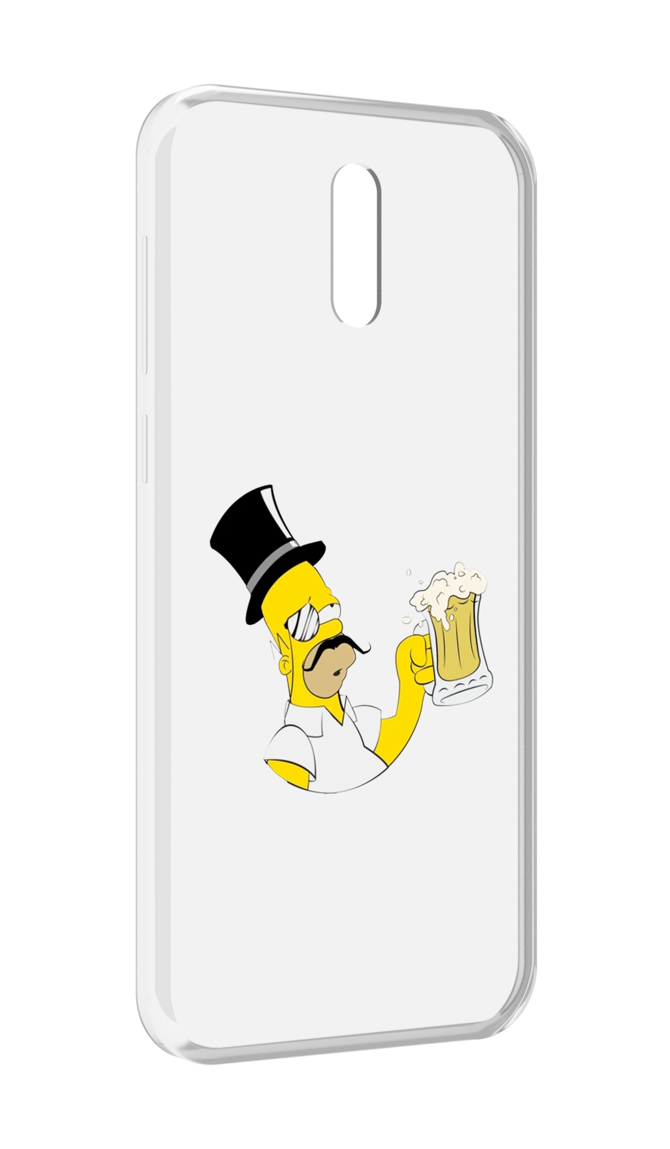 

Чехол MyPads гомер-с-напитком для Alcatel 3L (2019), Прозрачный, Tocco