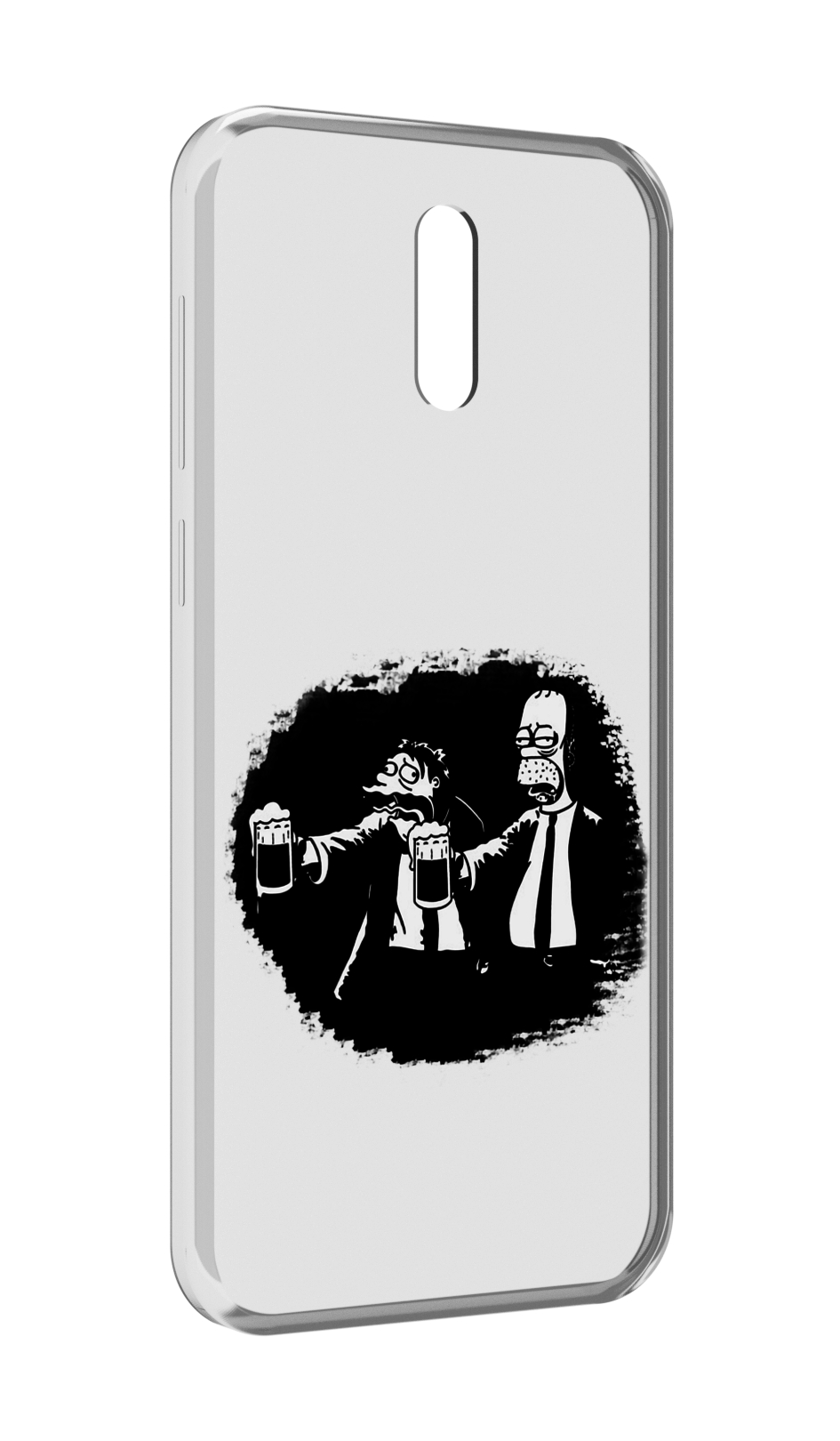 

Чехол MyPads гомер пьет для Alcatel 3L (2019), Прозрачный, Tocco