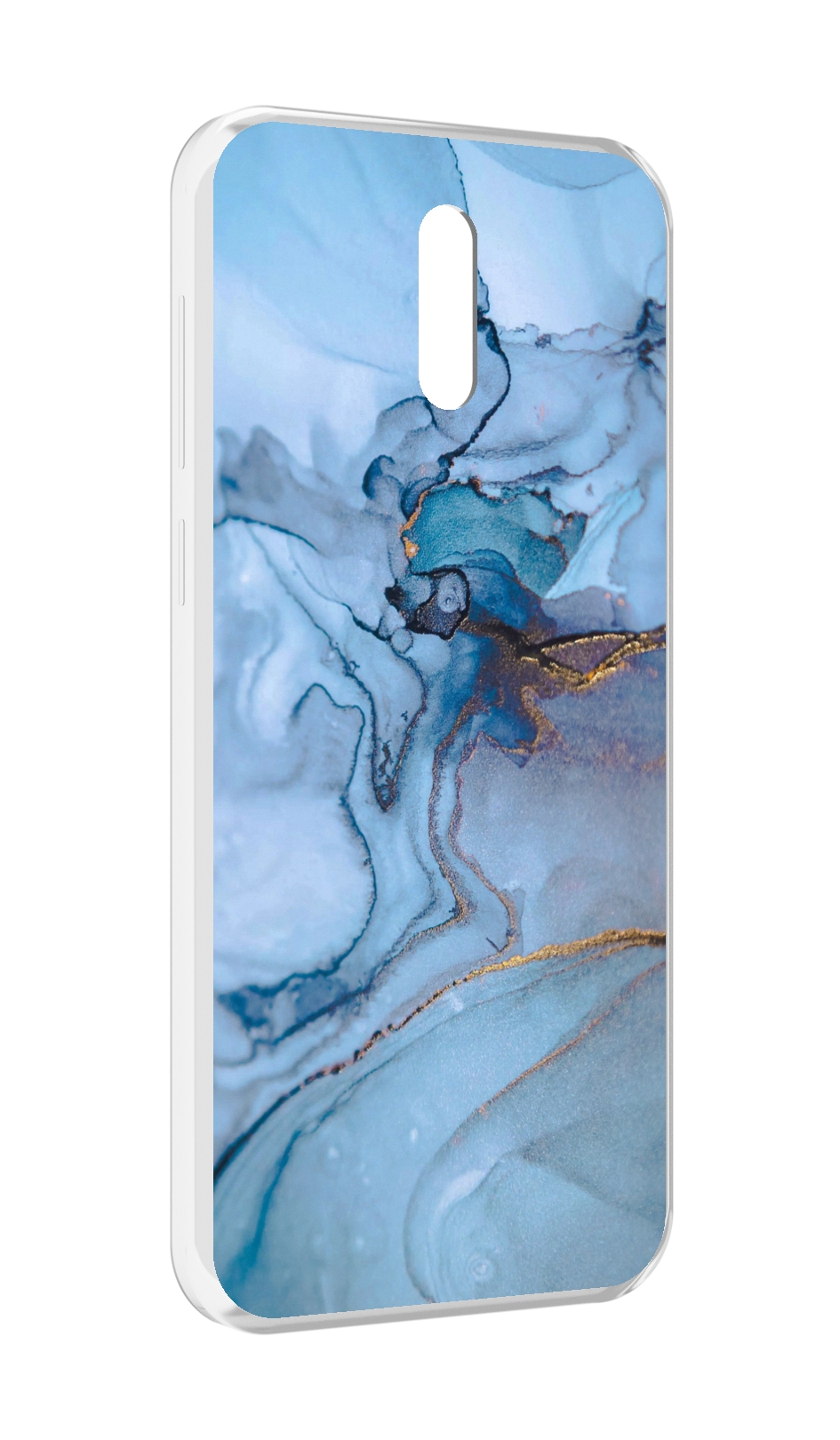 

Чехол MyPads голубой мрамор для Alcatel 3L (2019), Прозрачный, Tocco