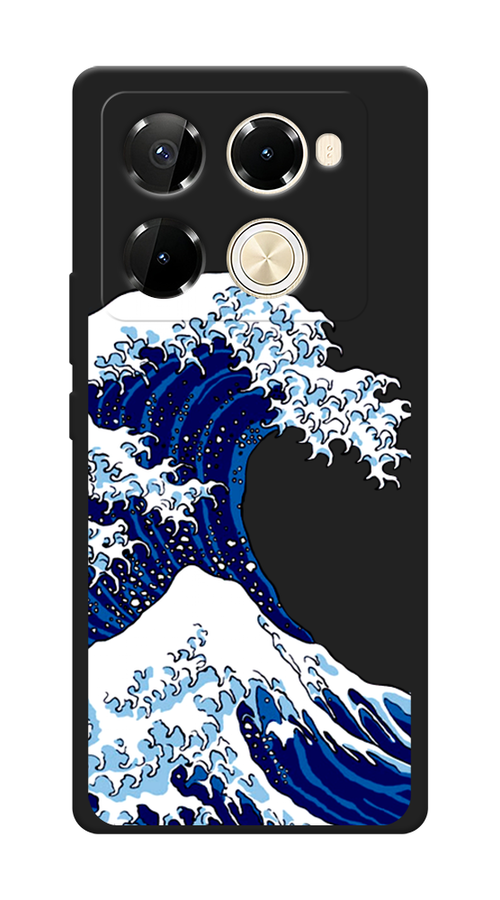

Чехол Awog 3105952-1 для Infinix Note 40 Pro 5G, Note 40 Pro Plus "Волна в Канагаве", Синий;белый, 3105952-1