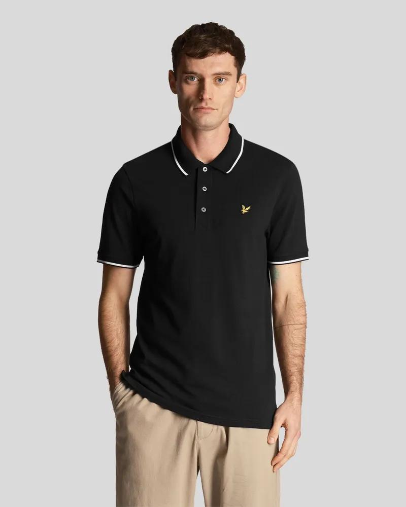 

Футболка мужская Lyle&Scott Tipped Polo Shirt черная XL, Черный, Tipped Polo Shirt