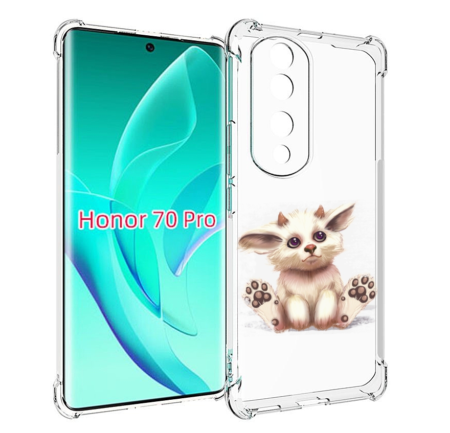 

Чехол MyPads Маленькое чудо детский для Honor 70 Pro / 70 Pro Plus, Прозрачный, Tocco