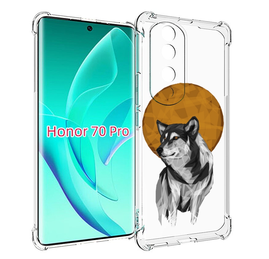 

Чехол MyPads Лунный волк для Honor 70 Pro / 70 Pro Plus, Прозрачный, Tocco