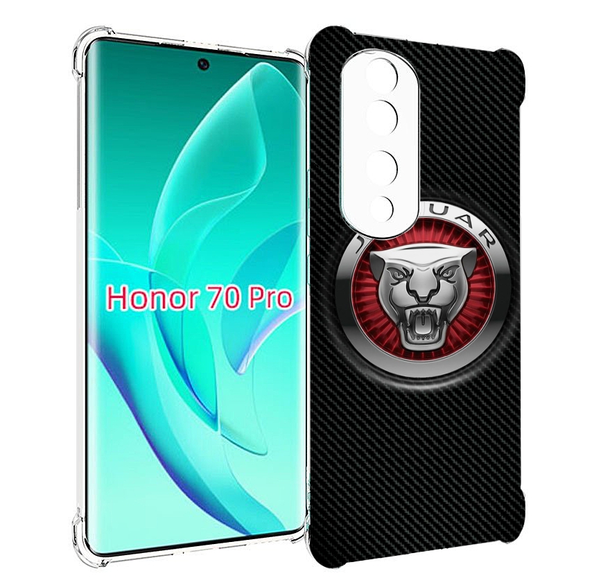 Чехол MyPads Лого-ягуар для Honor 70 Pro / 70 Pro Plus