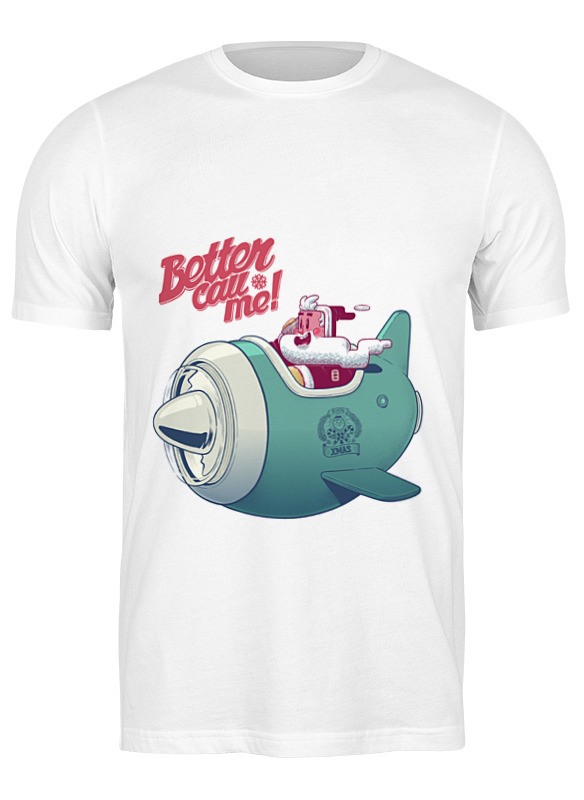 

Футболка мужская Printio Санта-клаус 1049622 белая 2XL, Санта-клаус 1049622
