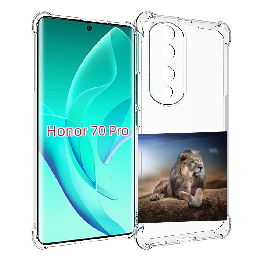 

Чехол MyPads Лев-наблюдает для Honor 70 Pro / 70 Pro Plus, Прозрачный, Tocco