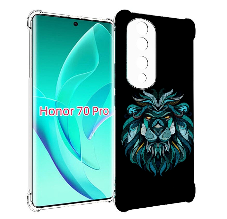 

Чехол MyPads Лев-красивый-зеленый для Honor 70 Pro / 70 Pro Plus, Прозрачный, Tocco