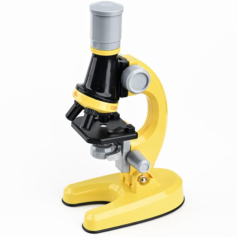 Набор для опытов с микроскопом детский Scientific microscope желтый